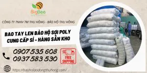 Bao tay len bảo hộ sợi poly - Cung cấp sỉ - Hàng có sẵn