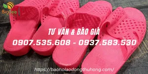 Chuyên sỉ dép nhựa dẻo tổ ong màu hồng tại Bình Chánh