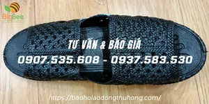 Dép tổ ong nam màu đen giá bán sỉ rẻ, giao tận nơi