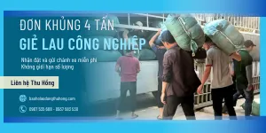 Đơn 4 tấn giẻ lau công nghiệp gửi chành xe miễn phí