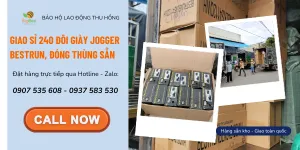 Giao sỉ 240 đôi giày Jogger Bestrun đủ size, đóng thùng sẵn miễn phí