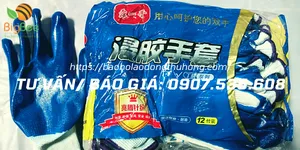 Phân phối găng tay phủ PU xanh giá xưởng rẻ