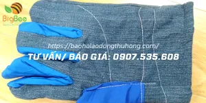 Găng tay vải Jean chịu nhiệt giá sỉ rẻ nhất HCM