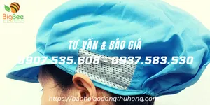 Bán mũ vải công nhân xếp ly giá sỉ rẻ