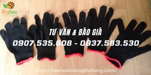 Sỉ rẻ bao găng tay thun kim 13 màu đen