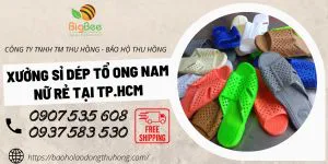 Xưởng sỉ dép tổ ong nam nữ rẻ TPHCM