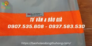 Áo phản quang 3M màu cam giá rẻ tại Bình Tân