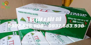 Bán găng tay y tế TT Gloves Nitrile trắng rẻ nhất TPHCM