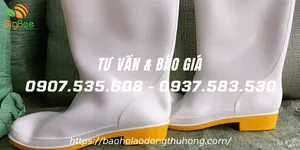 Sỉ rẻ ủng cao su trắng Tứ Gia Phát tại TPHCM