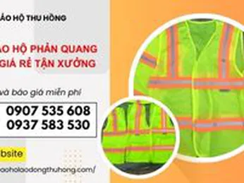 Áo bảo hộ phản quang lưới giá rẻ tận xưởng TPHCM