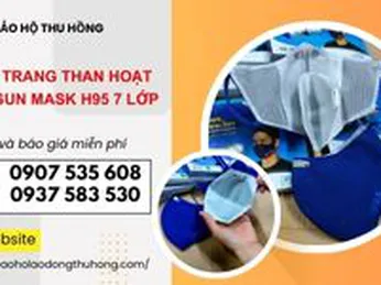 Khẩu trang than hoạt tính Sun Mask H95 7 lớp giá rẻ