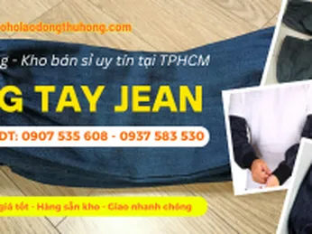 Kho sỉ ống tay jean giá rẻ TPHCM
