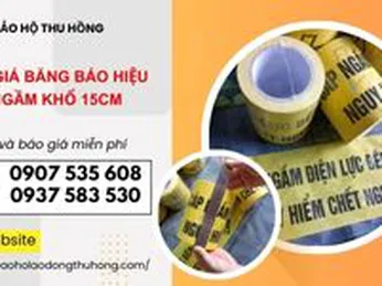 Báo giá băng báo hiệu cáp ngầm khổ 15cm