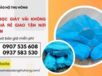 Bao bọc giày vải không dệt giá rẻ giao tận nơi TPHCM