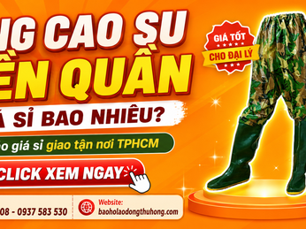 Giá ủng cao su liền quần sỉ giao tận nơi TPHCM