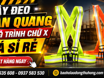 Dây đeo phản quang công trình chữ X giá sỉ rẻ – Đặt hàng ngay