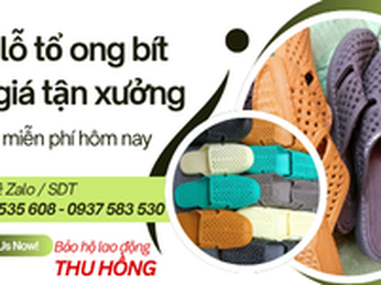 Dép lỗ tổ ong bít mũi giá tận xưởng hôm nay