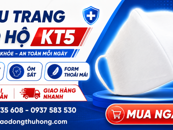 Khẩu trang bảo hộ KT5 lọc bụi giá cực rẻ