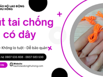 Mua online nút bịt tai giảm ồn có dây giá rẻ tại TPHCM