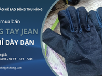 Găng tay Jean lót nỉ Thu Hồng giá rẻ tận kho