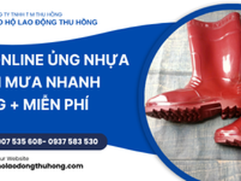 Mua online ủng nhựa nâu đi mưa giá rẻ