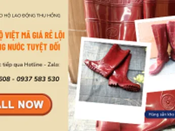 Ủng bảo hộ Việt Mã giá rẻ lội nước chống nước tuyệt đối