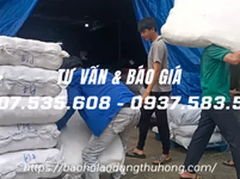 Giao miễn phí TPHCM bao tay len poly trắng 40g