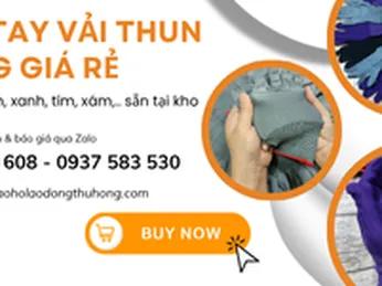 Bao tay vải thun mỏng giá rẻ sẵn màu đen ,xanh, tím, xám