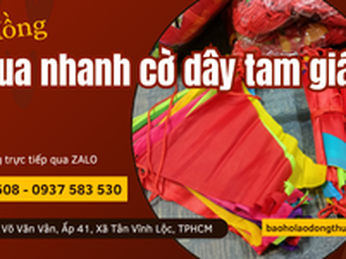 Mua nhanh cờ dây tam giác giá rẻ tại Thu Hồng