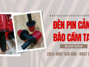 Đèn cảnh báo cầm tay dùng pin giá rẻ