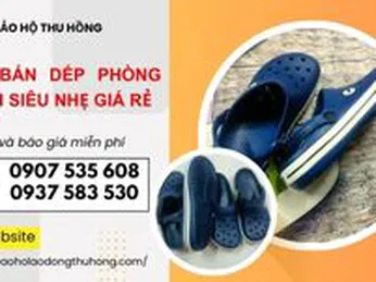 Nơi bán dép phòng sạch siêu nhẹ giá rẻ