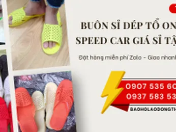 Buôn sỉ dép tổ ong Thái Speed Car đủ màu giá sỉ