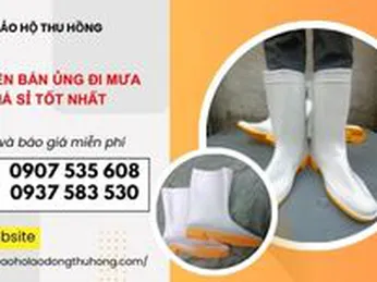 Chuyên bán ủng đi mưa PVC giá sỉ tốt