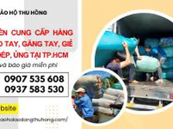 Chuyên cung cấp hàng sỉ bao tay, găng tay, giẻ lau, dép, ủng tại TPHCM 