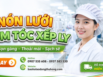 Nón lưới trùm tóc xếp ly giá rẻ may sẵn tại TPHCM