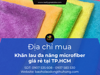 Khăn lau đa năng microfiber giá rẻ