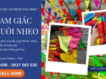 Thu Hồng – chuyên sỉ cờ tam giác giá rẻ, giao hàng toàn quốc