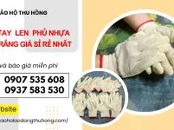 Bao tay len phủ nhựa PVC trắng giá sỉ rẻ