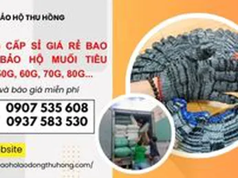 Cung cấp sỉ giá rẻ bao tay bảo hộ muối tiêu 40g, 50g, 60g, 70g, 80g, 90g, 100g