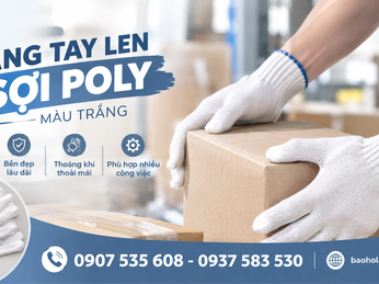 Giá sỉ găng tay len sợi Poly màu trắng tại TPHCM bao nhiêu?