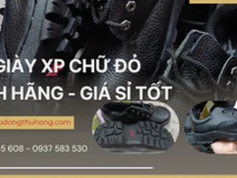 Kho giày bảo hộ XP chữ đỏ chính hãng - giá sỉ cực tốt