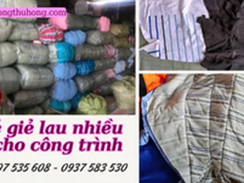 Giẻ lau nhiều lớp thấm hút tốt giá rẻ cho công trình