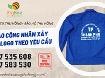 Sỉ rẻ quần áo công nhân xây dựng có in logo theo yêu cầu