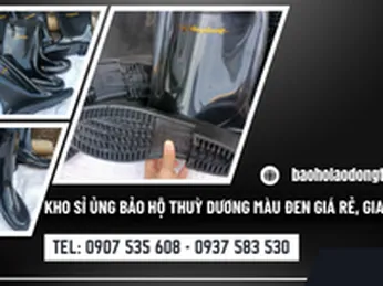 Kho sỉ ủng bảo hộ Thuỳ Dương màu đen giá gốc rẻ