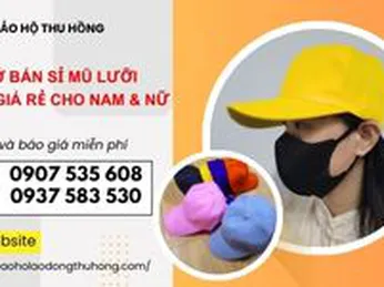 Cơ sở bán sỉ mũ lưỡi trai giá rẻ cho nam & nữ