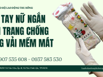 Bao tay nữ ngắn chống nắng tia UV vải mềm mát giá rẻ tại TPHCM