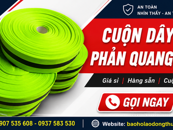 Nơi bán cuộn dây phản quang vải dài 100m giá rẻ
