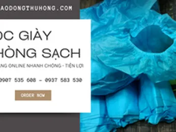 Đặt mua bọc giày phòng sạch giá sỉ nhanh chóng tại Thu Hồng