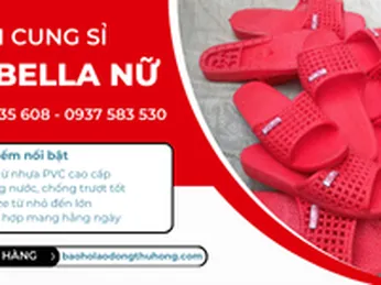 Sỉ dép tổ ong nữ Bella đỏ giá rẻ nhất thị trường