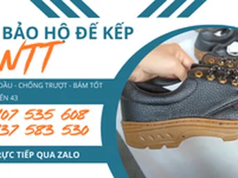 Kho sỉ giày bảo hộ NTT đế kếp đủ size giá tốt